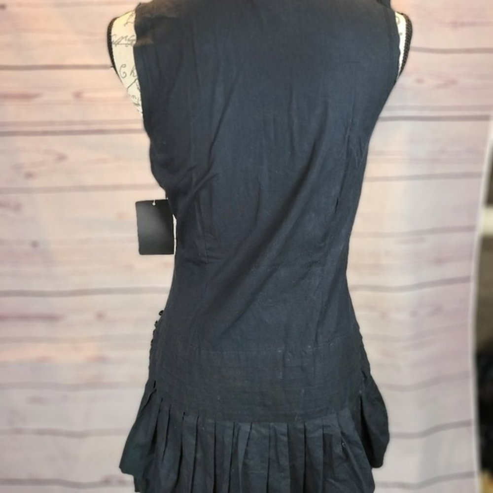 ♡3/$30♡ Plenty by Tracy Reese Black Mod Mini Dress - Picture 6 of 8